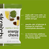 Skratch Labs Matcha + Lemon Energy Chews - Fitness New Zealand