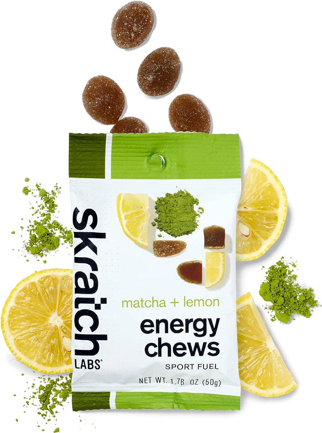 Skratch Labs Matcha + Lemon Energy Chews - Fitness New Zealand