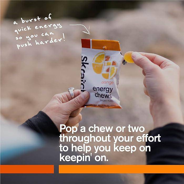 Skratch Labs Orange Energy Chews - Fitness New Zealand