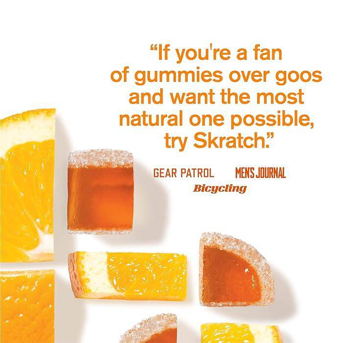 Skratch Labs Orange Energy Chews - Fitness New Zealand