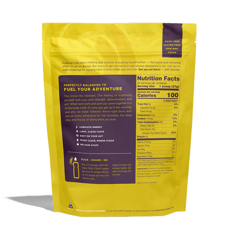 Tailwind Nutrition - Lemon - 30 Serve - Fitness New Zealand