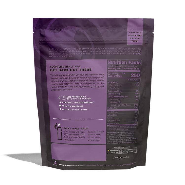 Tailwind Nutrition REBUILD Recovery Drink - Chocolate - Fitness New Zealand